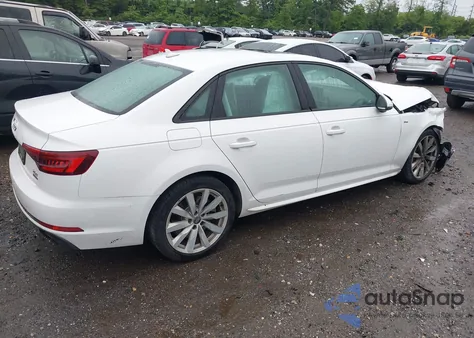 2018 Audi A4 2.0T Premium/2.0T Tech Premium z USA, uszkodzony, nr VIN WAUDNAF46JN005255